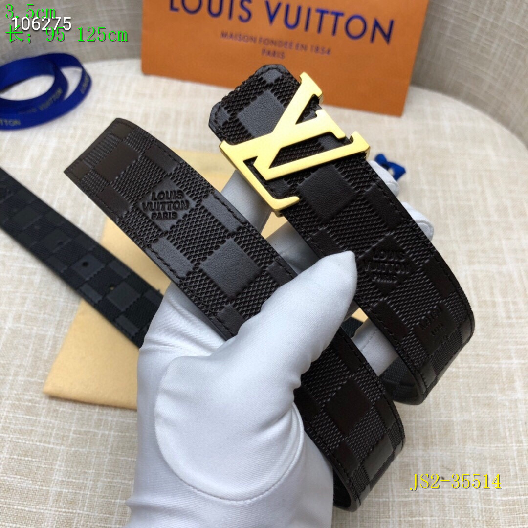 LV Belts 3.5 cm Width 012
